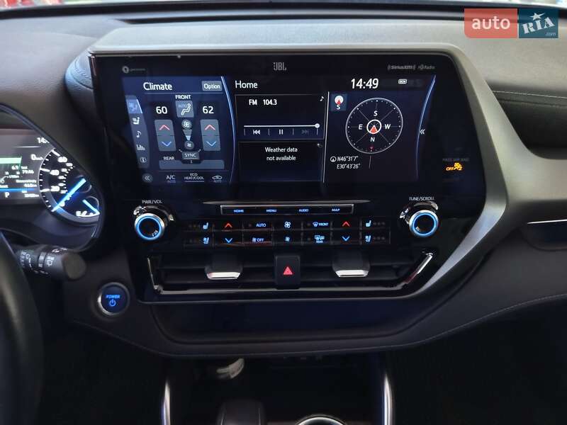 Внедорожник / Кроссовер Toyota Highlander 2020 в Одессе фото 53 Внедорожник / Кроссовер Toyota Highlander 2020 в Одессе