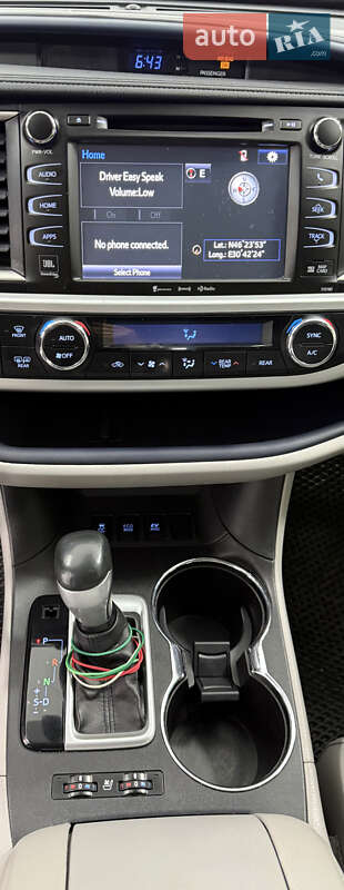 Позашляховик / Кросовер Toyota Highlander 2017 в Одесі фото 28 Позашляховик / Кросовер Toyota Highlander 2017 в Одесі