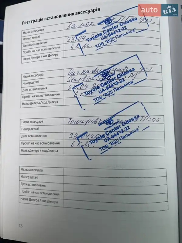 Внедорожник / Кроссовер Toyota Land Cruiser Prado 2019 в Одессе документ