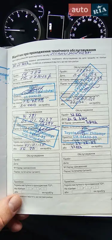 Внедорожник / Кроссовер Toyota Land Cruiser Prado 2021 в Житомире документ 2 фото Внедорожник / Кроссовер Toyota Land Cruiser Prado 2021 в Житомире документ