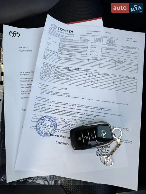 Внедорожник / Кроссовер Toyota Land Cruiser 2021 в Мукачево документ