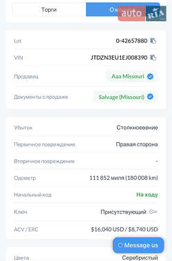 Универсал Toyota Prius v 2014 в 
