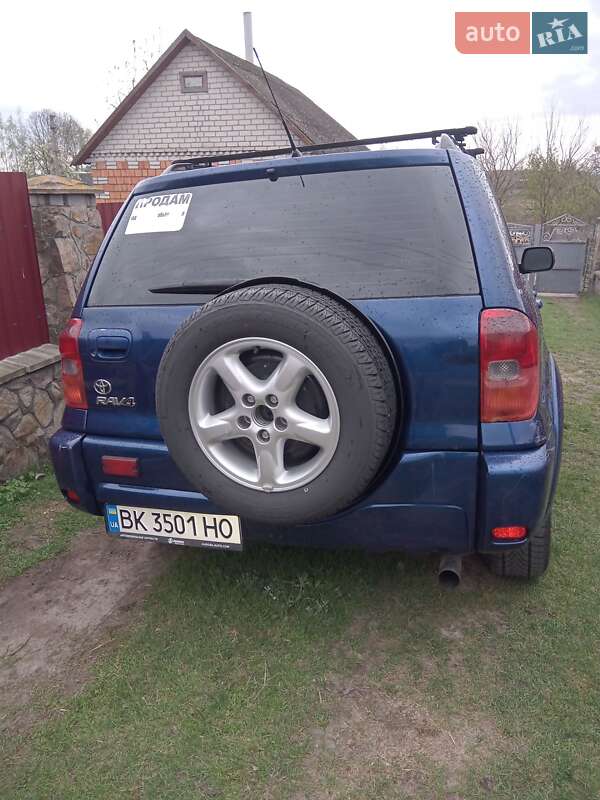 Внедорожник / Кроссовер Toyota RAV4 2002 в Сарнах