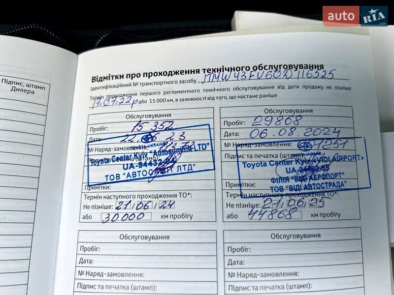 Позашляховик / Кросовер Toyota RAV4 2022 в Києві