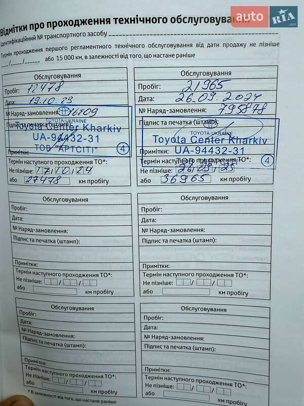 Позашляховик / Кросовер Toyota RAV4 2022 в Харкові