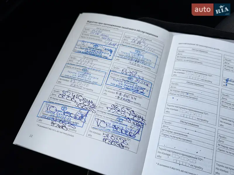 Внедорожник / Кроссовер Toyota RAV4 2019 в Днепре документ