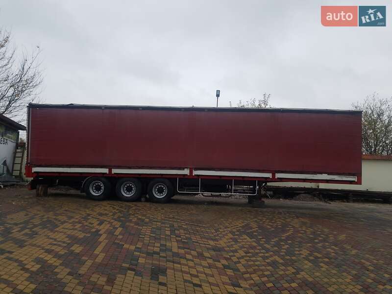 Тентованный борт (штора) - полуприцеп Trailor SYY3CX 1999 в Бартатовом фото Тентованный борт (штора) - полуприцеп Trailor SYY3CX 1999 в Бартатовом