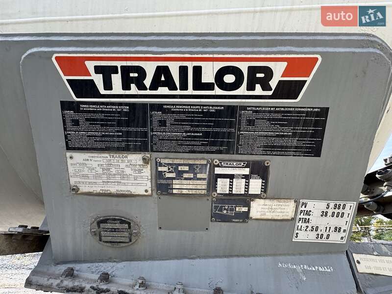 Цистерна полуприцеп Trailor SYY 1998 в Полтаве