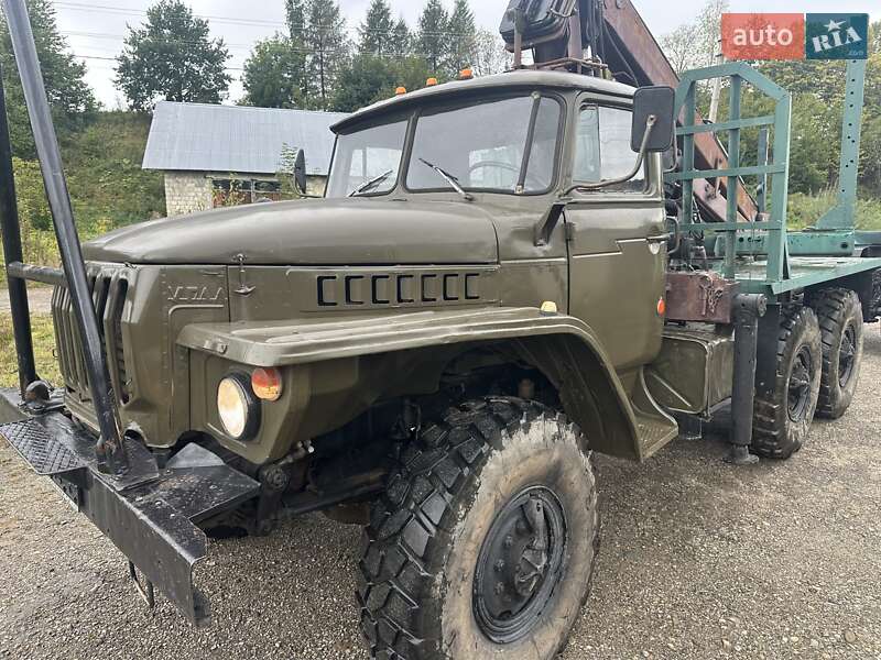 Лесовоз / Сортиментовоз Урал 5557 1987 в Делятине