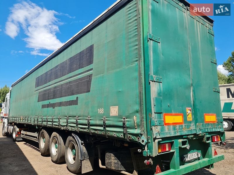 Тентований борт (штора) - напівпричіп Van Hool 3B 2000 в Чернігові
