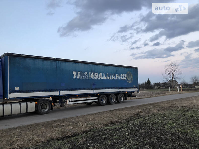 Тентованный борт (штора) - полуприцеп Van Hool 3В0064 2004 в Жидачове