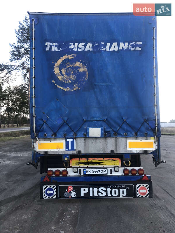 Тентованный борт (штора) - полуприцеп Van Hool 3В0064 2004 в Сарнах
