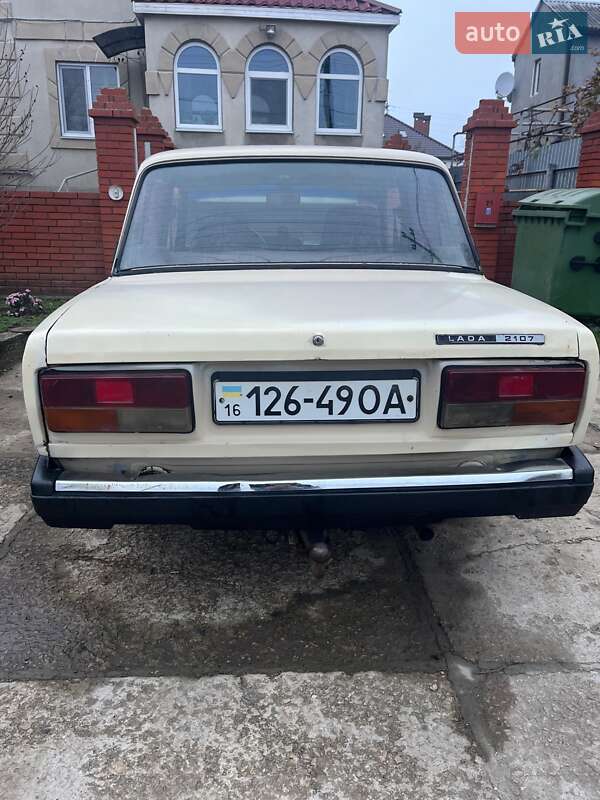 Седан ВАЗ / Lada 2107 1987 в Одессе фото 4 Седан ВАЗ / Lada 2107 1987 в Одессе