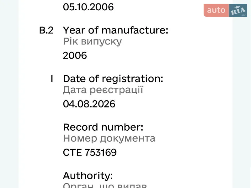 Универсал ВАЗ / Lada 2111 2006 в Житомире документ