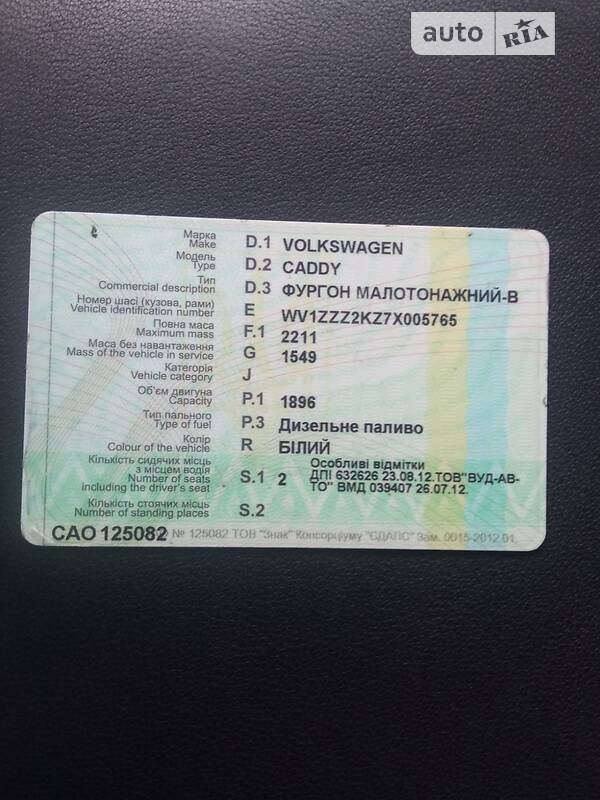 Универсал Volkswagen Caddy 2006 в 