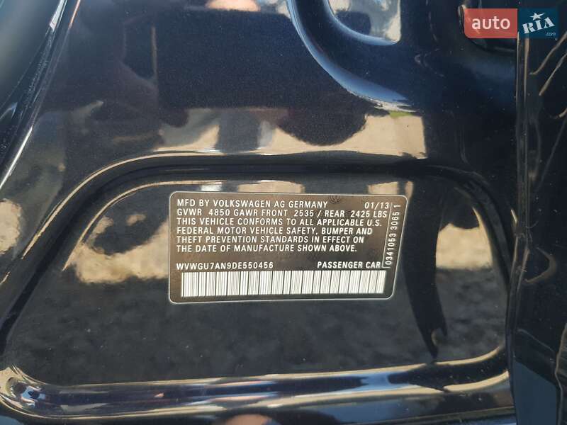 Купе Volkswagen CC / Passat CC 2013 в Трускавці