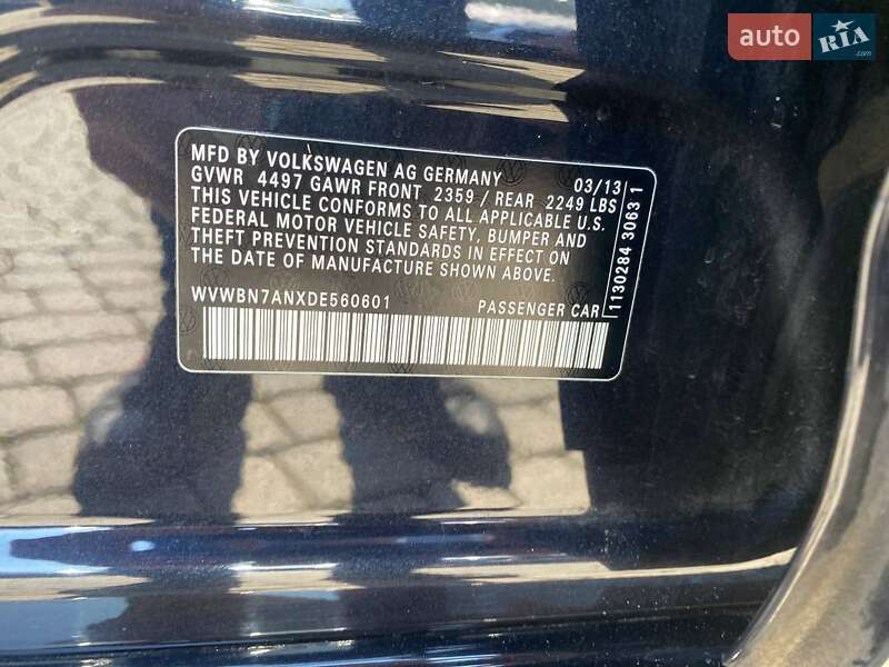 Купе Volkswagen CC / Passat CC 2013 в Львові