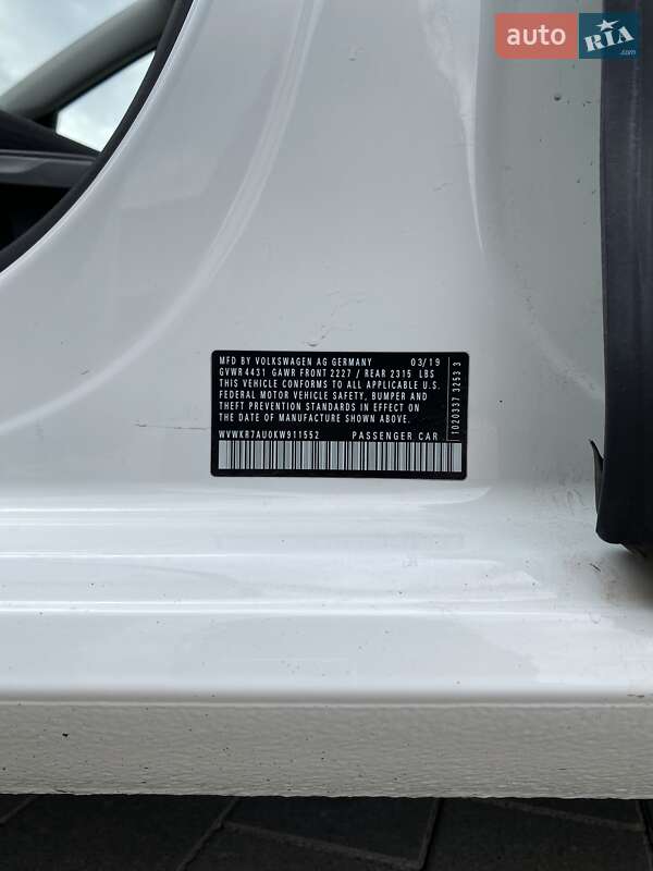 Хэтчбек Volkswagen e-Golf 2019 в Хмельницком