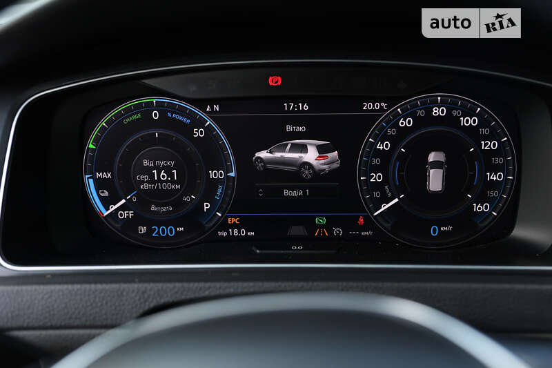 Хетчбек Volkswagen e-Golf 2019 в Житомирі