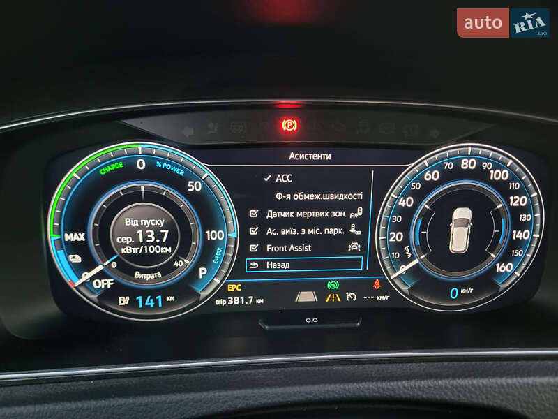 Хетчбек Volkswagen e-Golf 2018 в Ужгороді