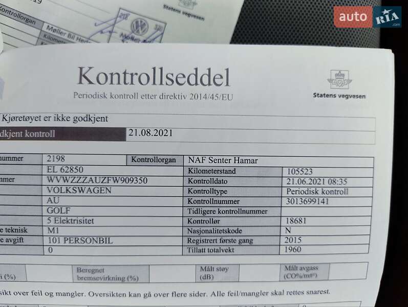 Хэтчбек Volkswagen e-Golf 2015 в Косове