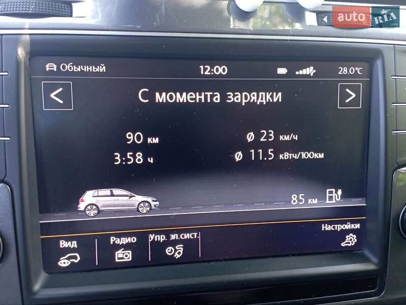 Хетчбек Volkswagen e-Golf 2014 в Мукачевому