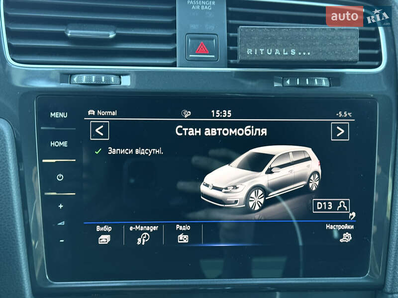 Хэтчбек Volkswagen e-Golf 2018 в Ковеле