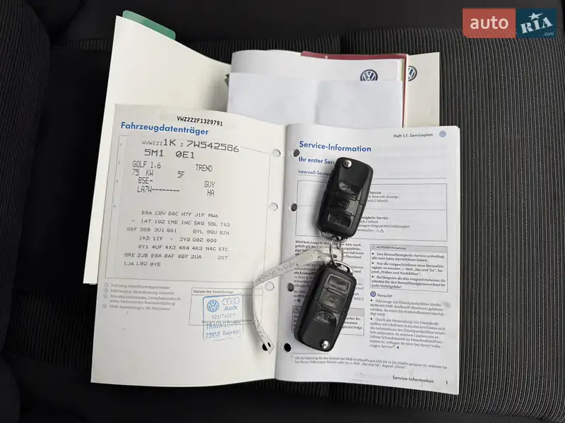 Хэтчбек Volkswagen Golf Plus 2006 в Луцке документ