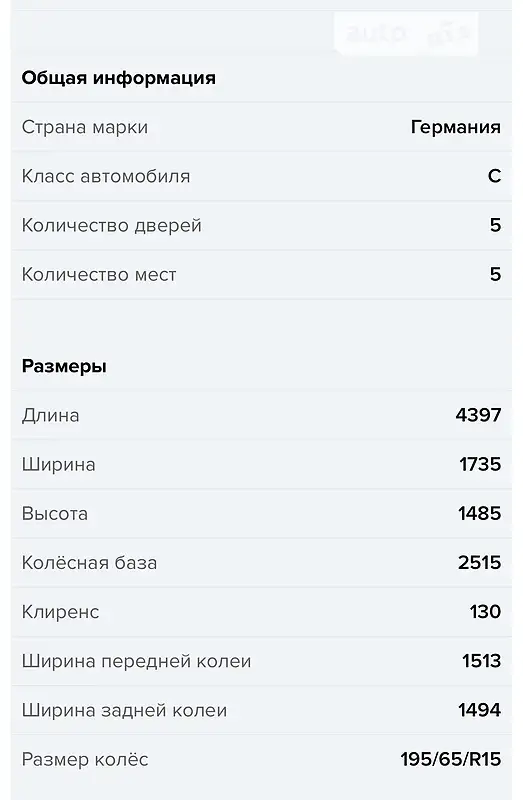 Хэтчбек Volkswagen Golf 1999 в Львове документ