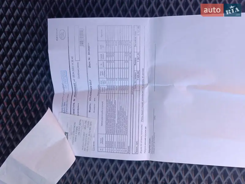Универсал Volkswagen Golf 2016 в Одессе документ