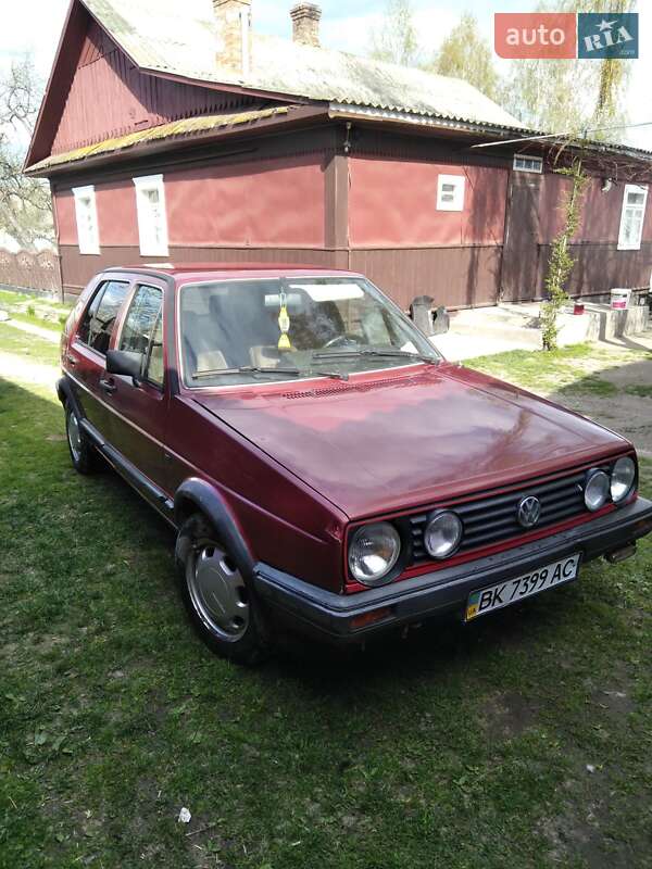 Хэтчбек Volkswagen Golf 1987 в Березному