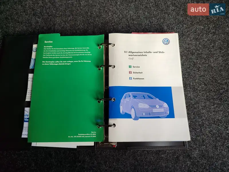 Хетчбек Volkswagen Golf 2006 в Жовтих Водах документ