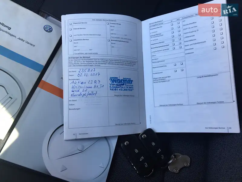 Универсал Volkswagen Golf 2011 в Буковеле документ