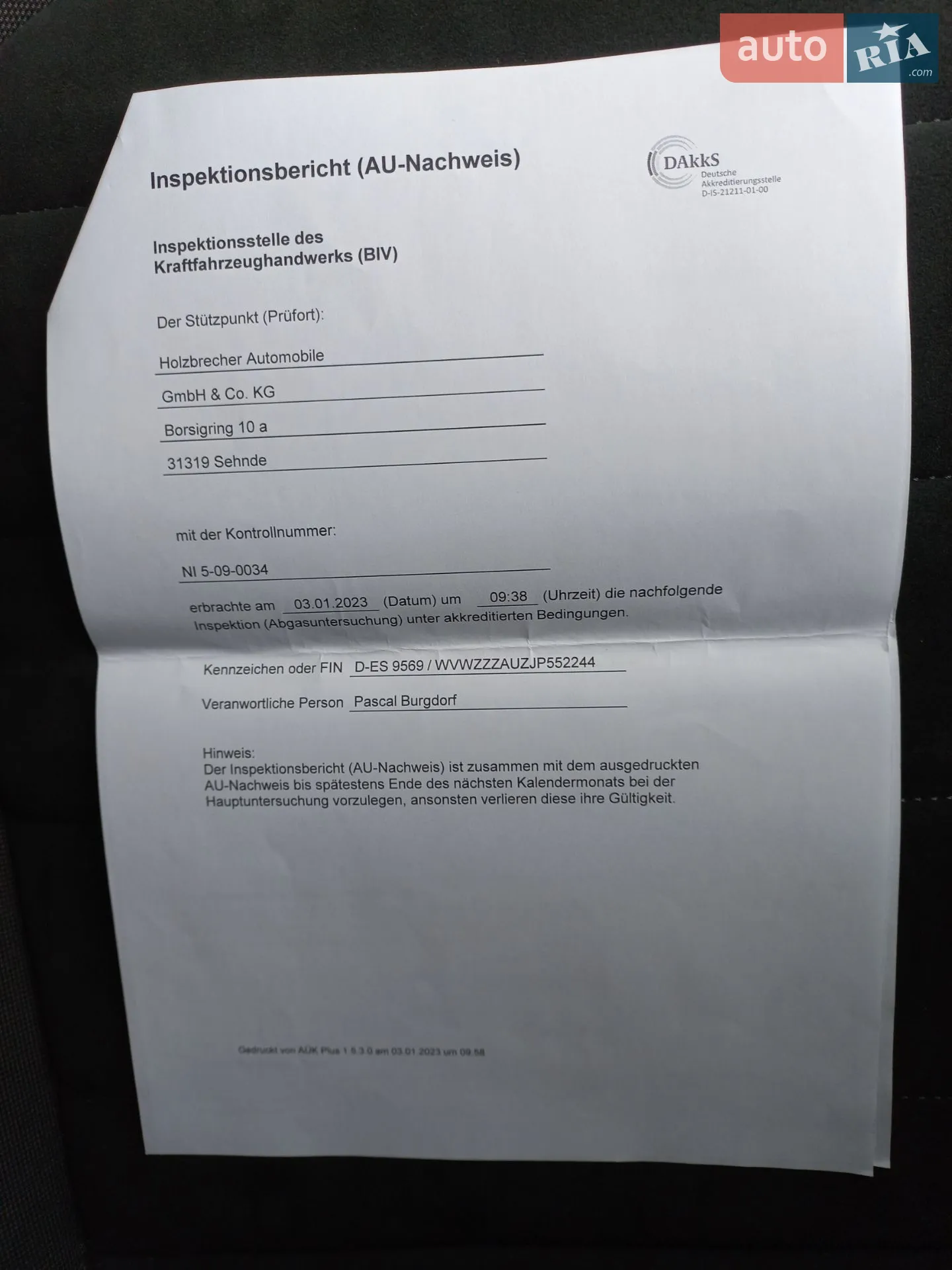 Volkswagen Golf 2017 VIN WVWZZZAUZJP552244 фото оголошення 41 з 120
