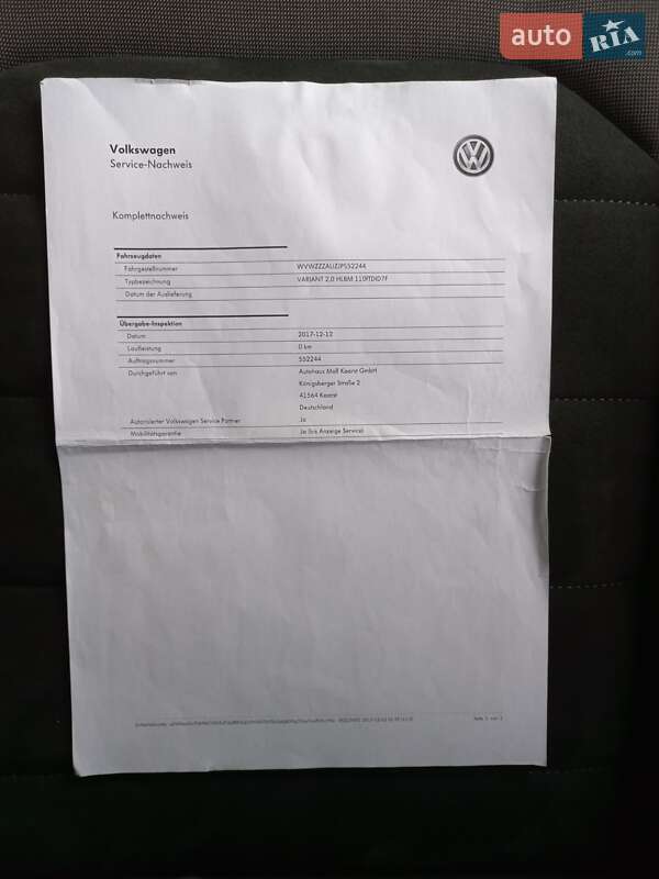 Универсал Volkswagen Golf 2017 в Ужгороде