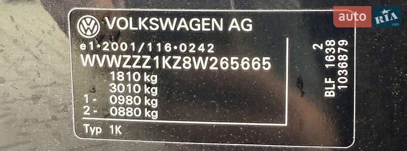 Хэтчбек Volkswagen Golf 2009 в Лубнах фото 22 Хэтчбек Volkswagen Golf 2009 в Лубнах