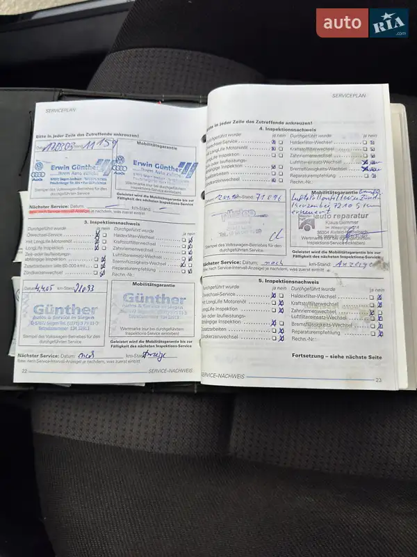 Хэтчбек Volkswagen Golf 2001 в Ахтырке документ