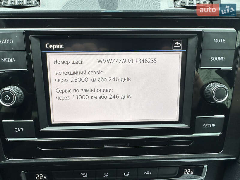 Хэтчбек Volkswagen Golf 2017 в Мукачево