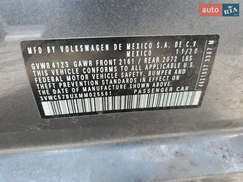Седан Volkswagen Jetta 2021 в Львове