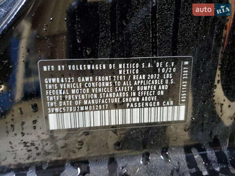 Седан Volkswagen Jetta 2021 в Львове фото 12 Седан Volkswagen Jetta 2021 в Львове