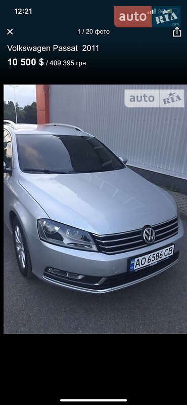 Универсал Volkswagen Passat 2011 в Ужгороде фото 16 Универсал Volkswagen Passat 2011 в Ужгороде