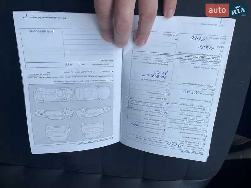 Седан Volkswagen Passat 2016 в Ужгороде документ