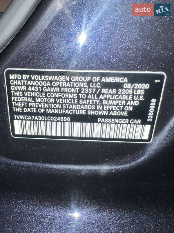 Седан Volkswagen Passat 2020 в Харкові