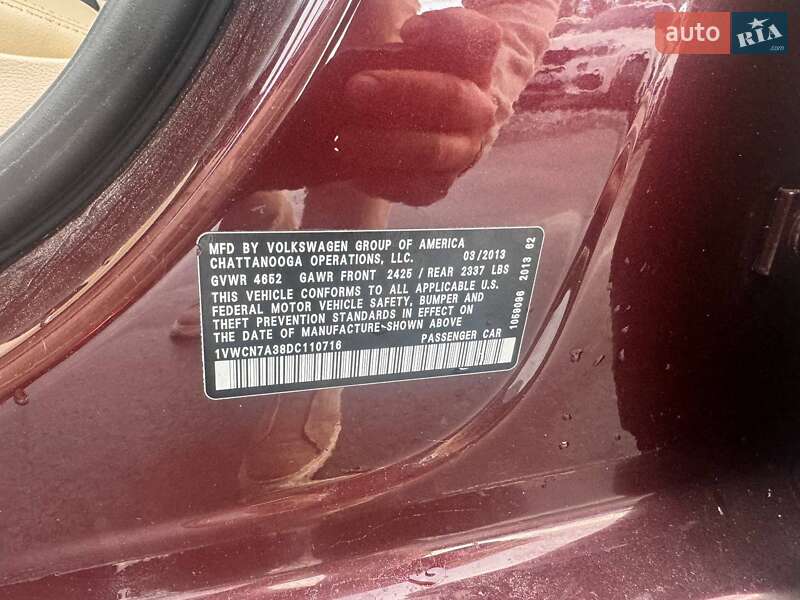 Седан Volkswagen Passat 2013 в Ровно фото 15 Седан Volkswagen Passat 2013 в Ровно