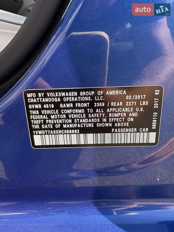 Седан Volkswagen Passat 2017 в Киеве фото 15 Седан Volkswagen Passat 2017 в Киеве