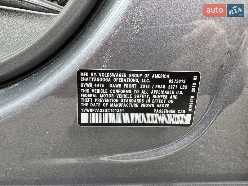 Седан Volkswagen Passat 2013 в Броварах