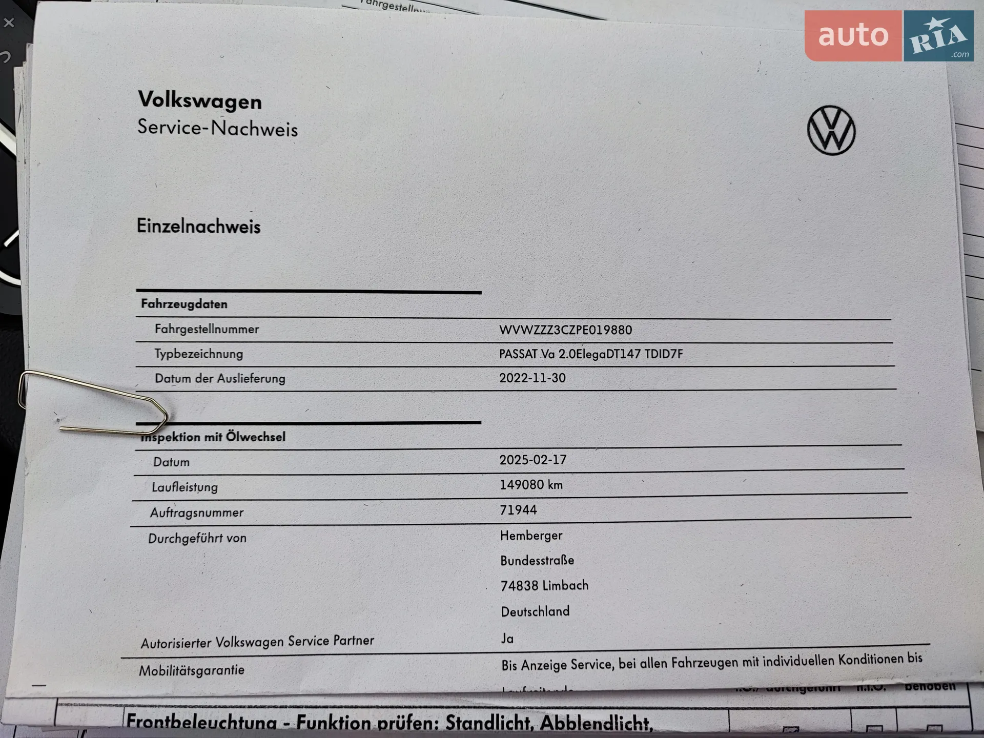 2022 Volkswagen Passat - мініатюра 45