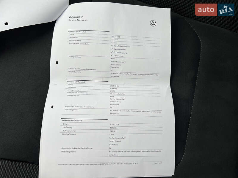 Внедорожник / Кроссовер Volkswagen Tiguan Allspace 2022 в Луцке фото 85 Внедорожник / Кроссовер Volkswagen Tiguan Allspace 2022 в Луцке