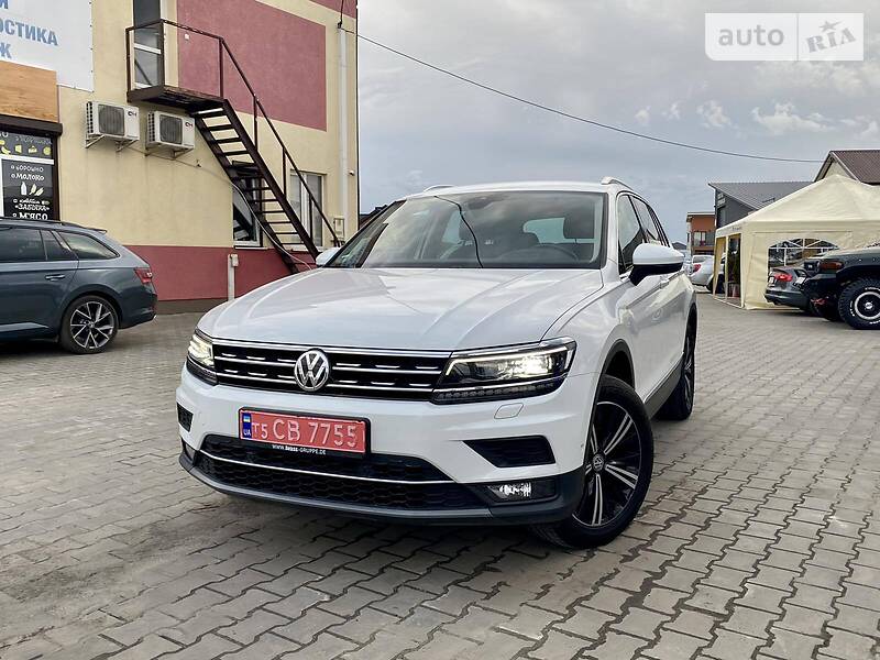 Позашляховик / Кросовер Volkswagen Tiguan 2018 в Луцьку