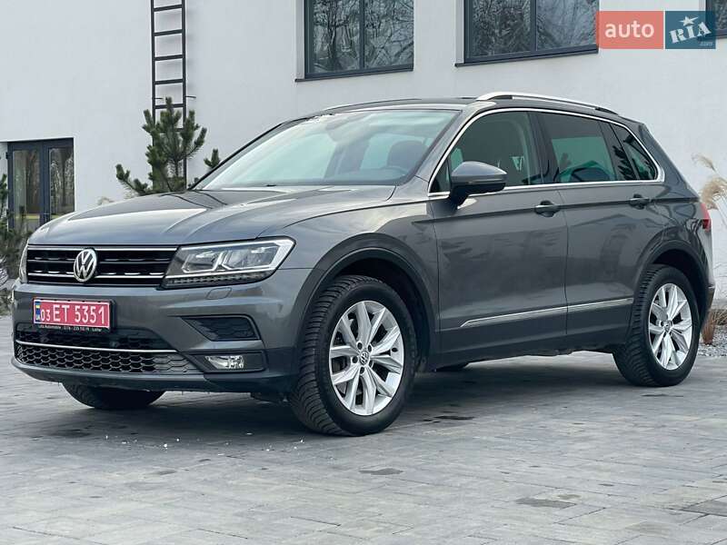 Позашляховик / Кросовер Volkswagen Tiguan 2018 в Луцьку